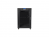 SZAFA INSTALACYJNA RACK STOJĄCA 19 15U 600X800 CZARNA DRZWI SZKLANE LCD LANBERG (FLAT PACK)